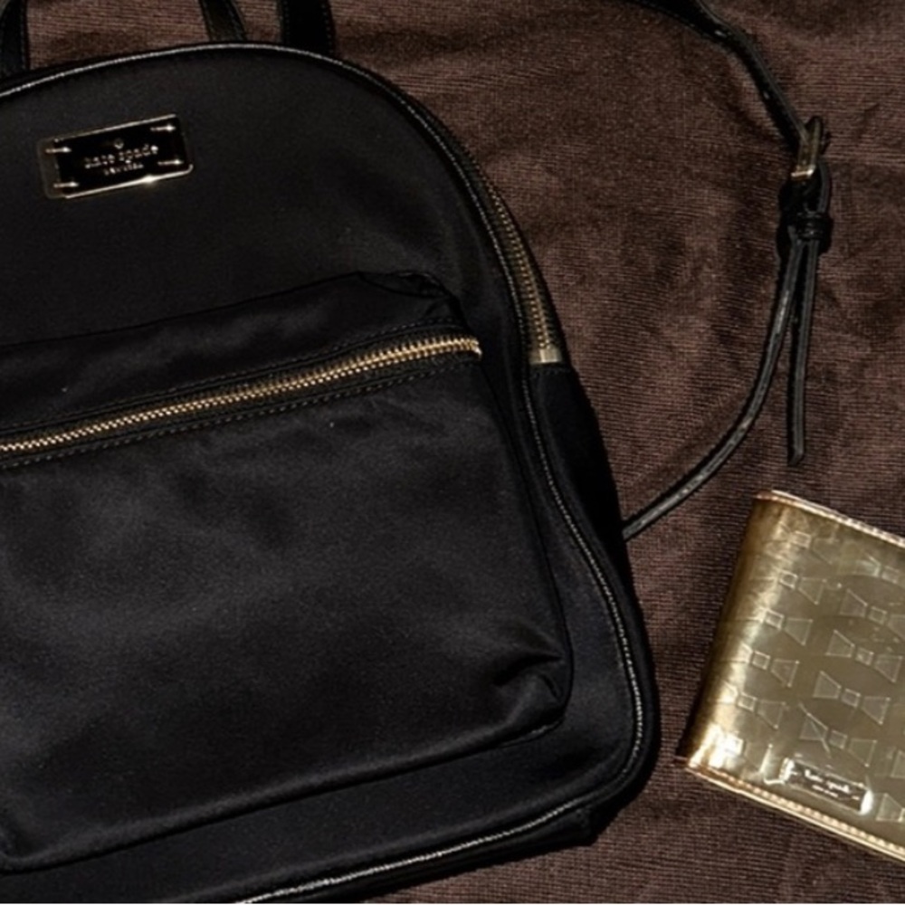 Kate Spade Backpack & Wallet & Dust Bag Set